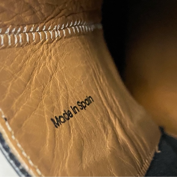 Magnanni Black leather chelsea boots Sz:12 made in Spain - Picture 8 of 12